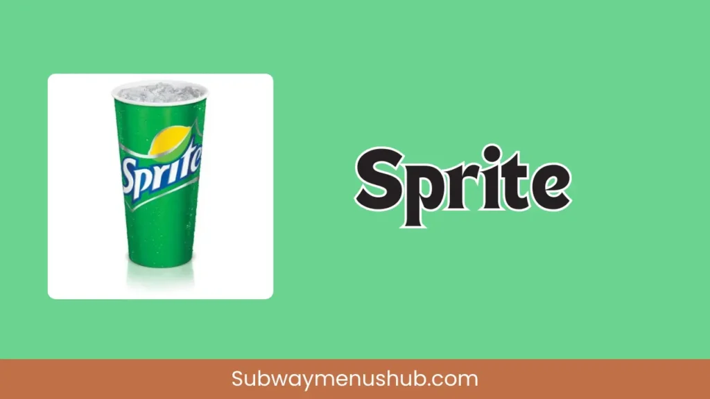 Subway Sprite drink 