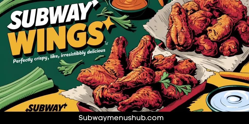 Subway Wings Menu with Price in 2024